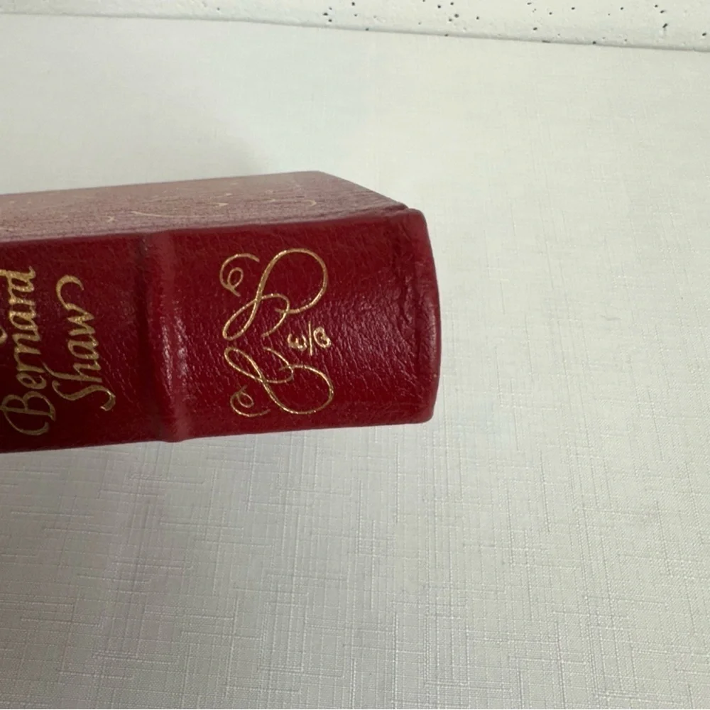 Two Plays For Puritans George Bernard Shaw Easton Press Leather Gilded Book 1979